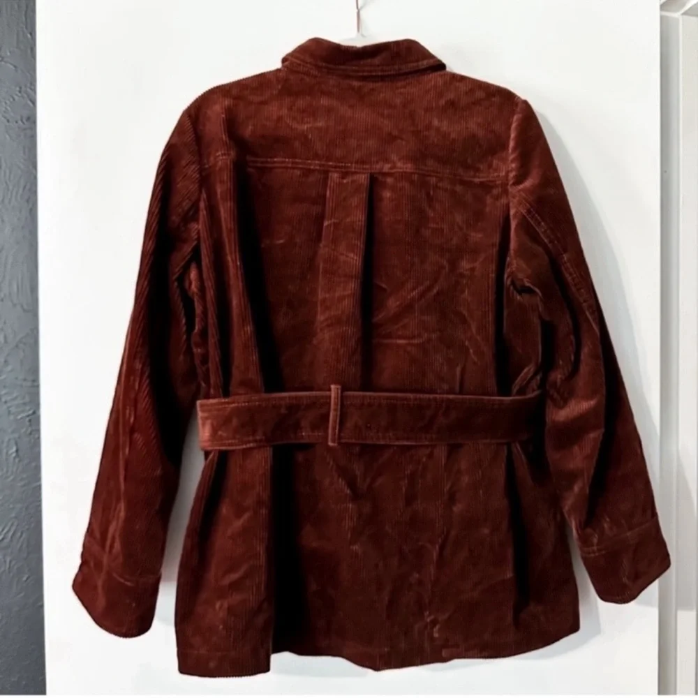 Sezane Madenn Jacket Corduroy Red Rust
Brown Size 44 US 12 - Picture 5 of 9